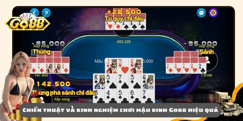 Chiến thuật và kinh nghiệm chơi mậu binh Go88 hiệu quả